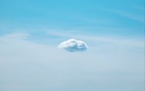 Preview wallpaper cloud, sky, blue, minimalism