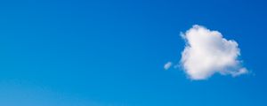 Preview wallpaper cloud, sky, minimalism, blue