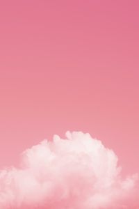 Preview wallpaper cloud, sky, pink, minimalism