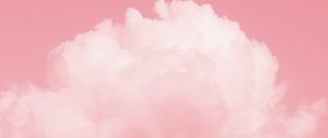 Preview wallpaper cloud, sky, pink, minimalism