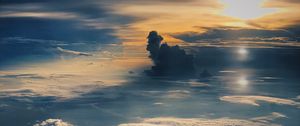 Preview wallpaper clouds, above clouds, high, flight, landscape