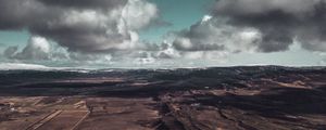 Preview wallpaper clouds, aerial view, prominency, relief, landscape