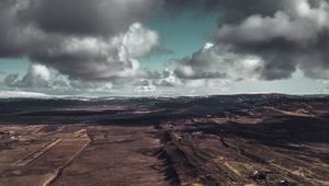 Preview wallpaper clouds, aerial view, prominency, relief, landscape