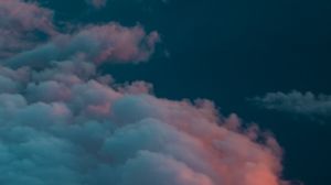 Preview wallpaper clouds, aerial view, sky, height, atmosphere