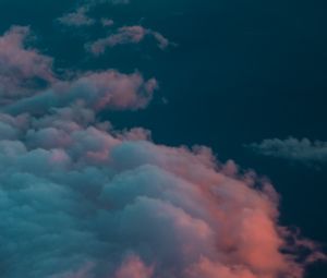 Preview wallpaper clouds, aerial view, sky, height, atmosphere