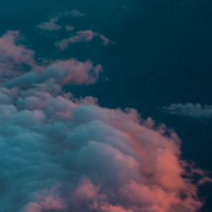 Preview wallpaper clouds, aerial view, sky, height, atmosphere