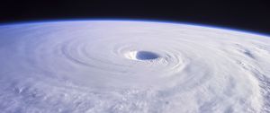 Preview wallpaper clouds, atmosphere, funnel, aerial view, space