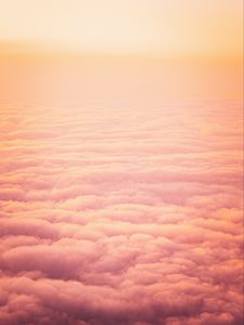 Preview wallpaper clouds, beautiful, sky, sunset, pink