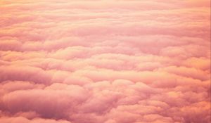 Preview wallpaper clouds, beautiful, sky, sunset, pink