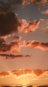 Preview wallpaper clouds, beautiful, sunset, sky