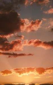 Preview wallpaper clouds, beautiful, sunset, sky