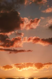 Preview wallpaper clouds, beautiful, sunset, sky