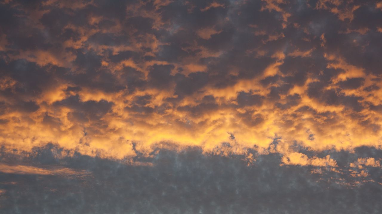 Wallpaper clouds, beautiful, sunset, sky, weather