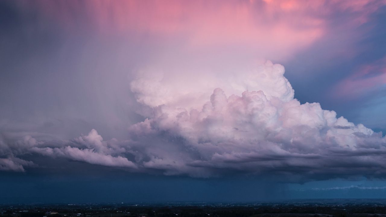 Wallpaper clouds, cumulus, thunderstorm, height, atmosphere