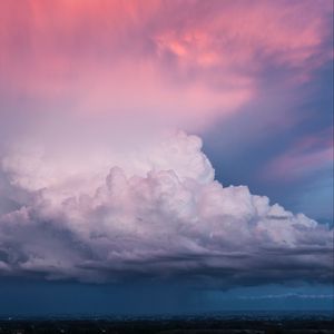 Preview wallpaper clouds, cumulus, thunderstorm, height, atmosphere