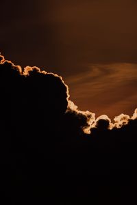 Preview wallpaper clouds, dark, sky