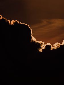 Preview wallpaper clouds, dark, sky