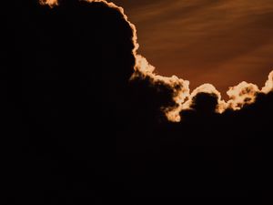 Preview wallpaper clouds, dark, sky