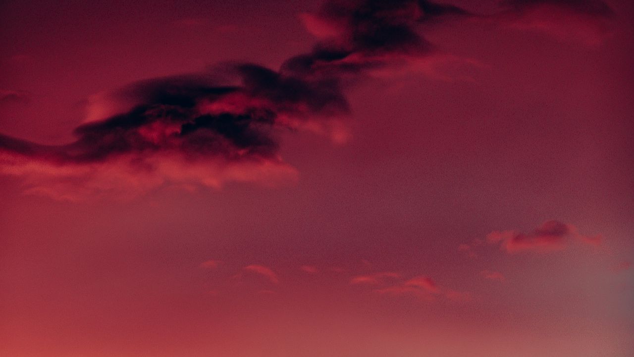 Wallpaper clouds, evening, sunset, sky