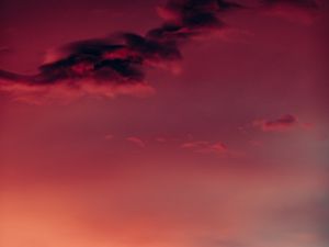 Preview wallpaper clouds, evening, sunset, sky