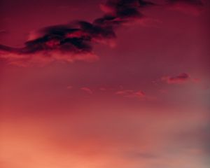 Preview wallpaper clouds, evening, sunset, sky