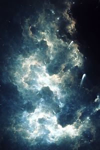 Preview wallpaper clouds, glare, light, abstraction
