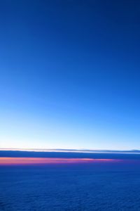Preview wallpaper clouds, horizon, blue, silence, calm