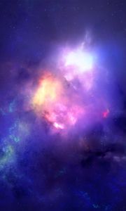 Preview wallpaper clouds, light, nebula, abstraction