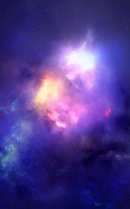 Preview wallpaper clouds, light, nebula, abstraction