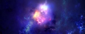 Preview wallpaper clouds, light, nebula, abstraction