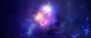 Preview wallpaper clouds, light, nebula, abstraction