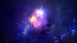 Preview wallpaper clouds, light, nebula, abstraction