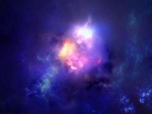 Preview wallpaper clouds, light, nebula, abstraction