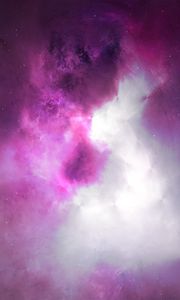 Preview wallpaper clouds, light, nebula, abstraction, glow