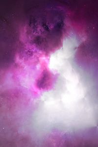 Preview wallpaper clouds, light, nebula, abstraction, glow