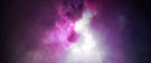 Preview wallpaper clouds, light, nebula, abstraction, glow