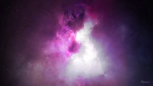 Preview wallpaper clouds, light, nebula, abstraction, glow