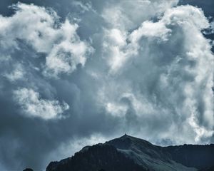 Preview wallpaper clouds, mountains, sky