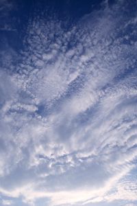 Preview wallpaper clouds, patterns, sky, white, blue, cleanliness