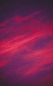 Preview wallpaper clouds, pink, porous