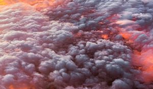 Preview wallpaper clouds, porous, aerial view, overview, height