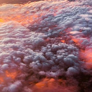 Preview wallpaper clouds, porous, aerial view, overview, height