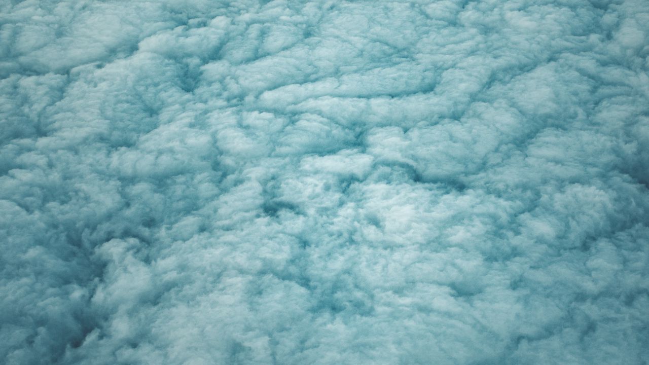 Wallpaper clouds, porous, aerial view, sky, height