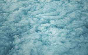 Preview wallpaper clouds, porous, aerial view, sky, height