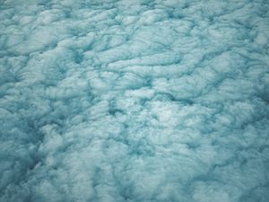 Preview wallpaper clouds, porous, aerial view, sky, height