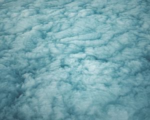 Preview wallpaper clouds, porous, aerial view, sky, height