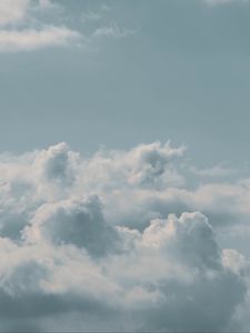 Preview wallpaper clouds, porous, gray, sky