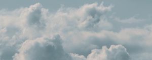 Preview wallpaper clouds, porous, gray, sky