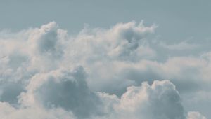 Preview wallpaper clouds, porous, gray, sky