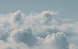 Preview wallpaper clouds, porous, gray, sky